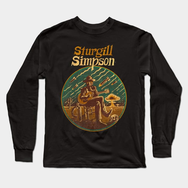 sturgill simpson Long Sleeve T-Shirt by ONCOMBALI